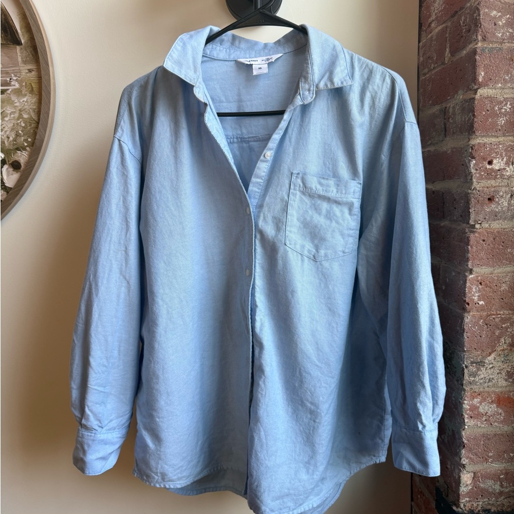 Old Navy women’s Light Blue Shirt Jacket
